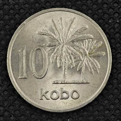 【淘币小摊】限时拍第八百三十二拍  散币场  满百包邮可预留两周  周一统一发货  -  尼日利亚1976年10考包镍币