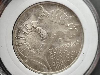 12月13日徽章钱币专场 - 德国1972年慕尼黑奥运会纪念银币