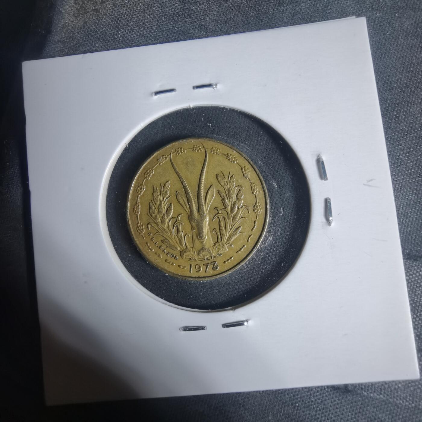 沼泽如烟--第933场 西非1973年5法郎