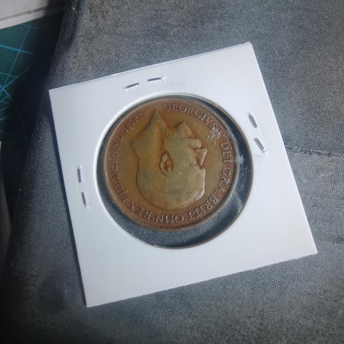 沼泽如烟--第933场 英国1912年1便士