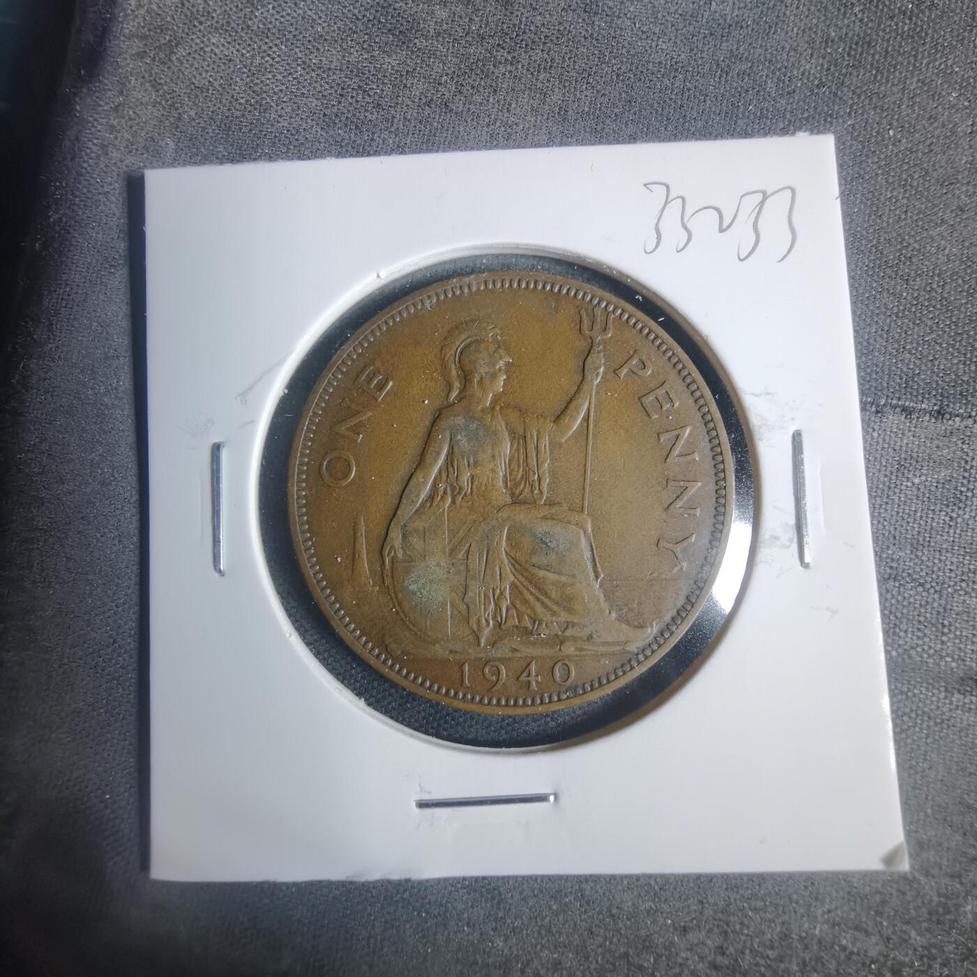 沼泽如烟--第933场 英国1940年1便士