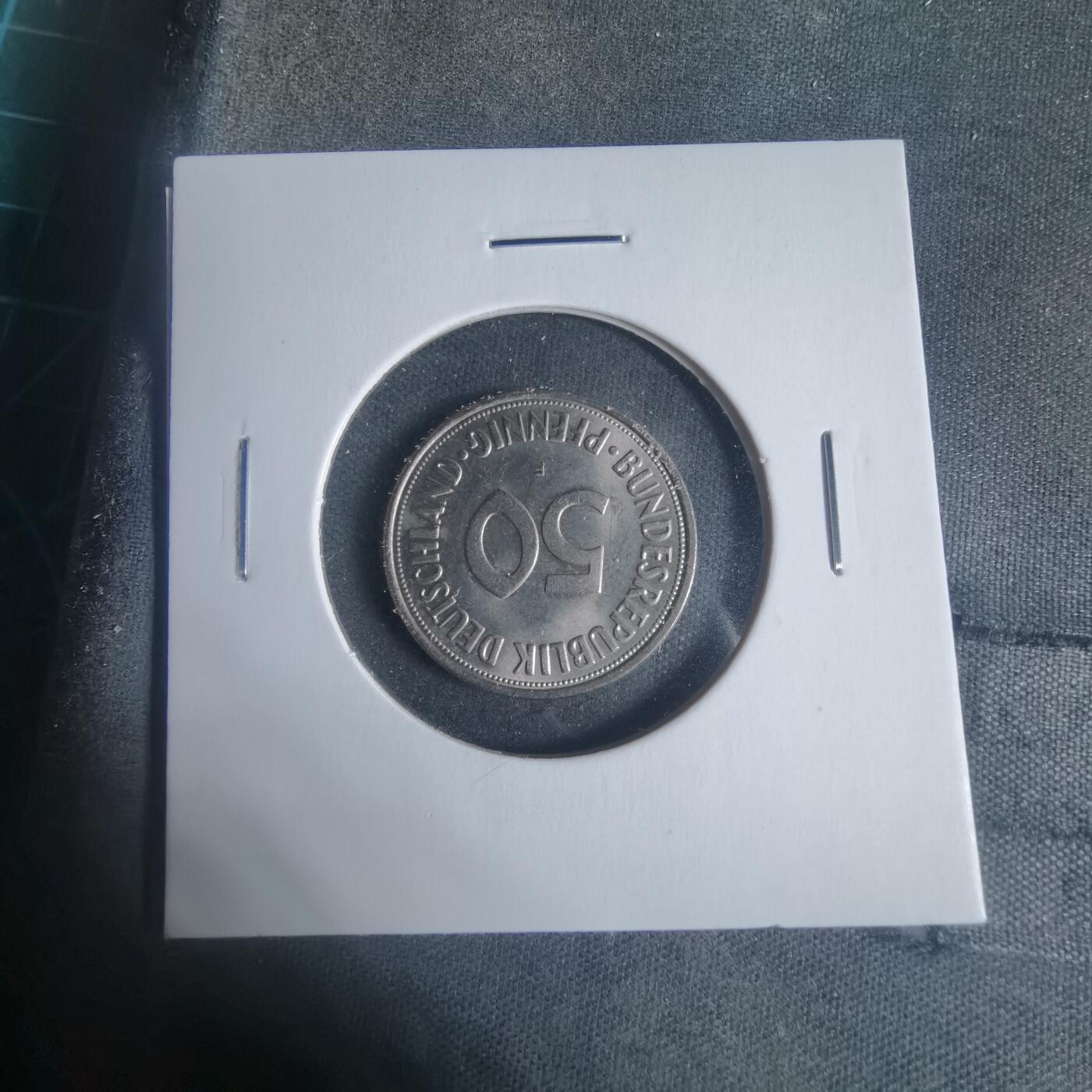 沼泽如烟--第933场 德国1972年50芬尼