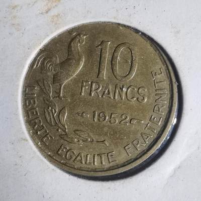 沼泽如烟--第933场 - 法国1952年10法郎