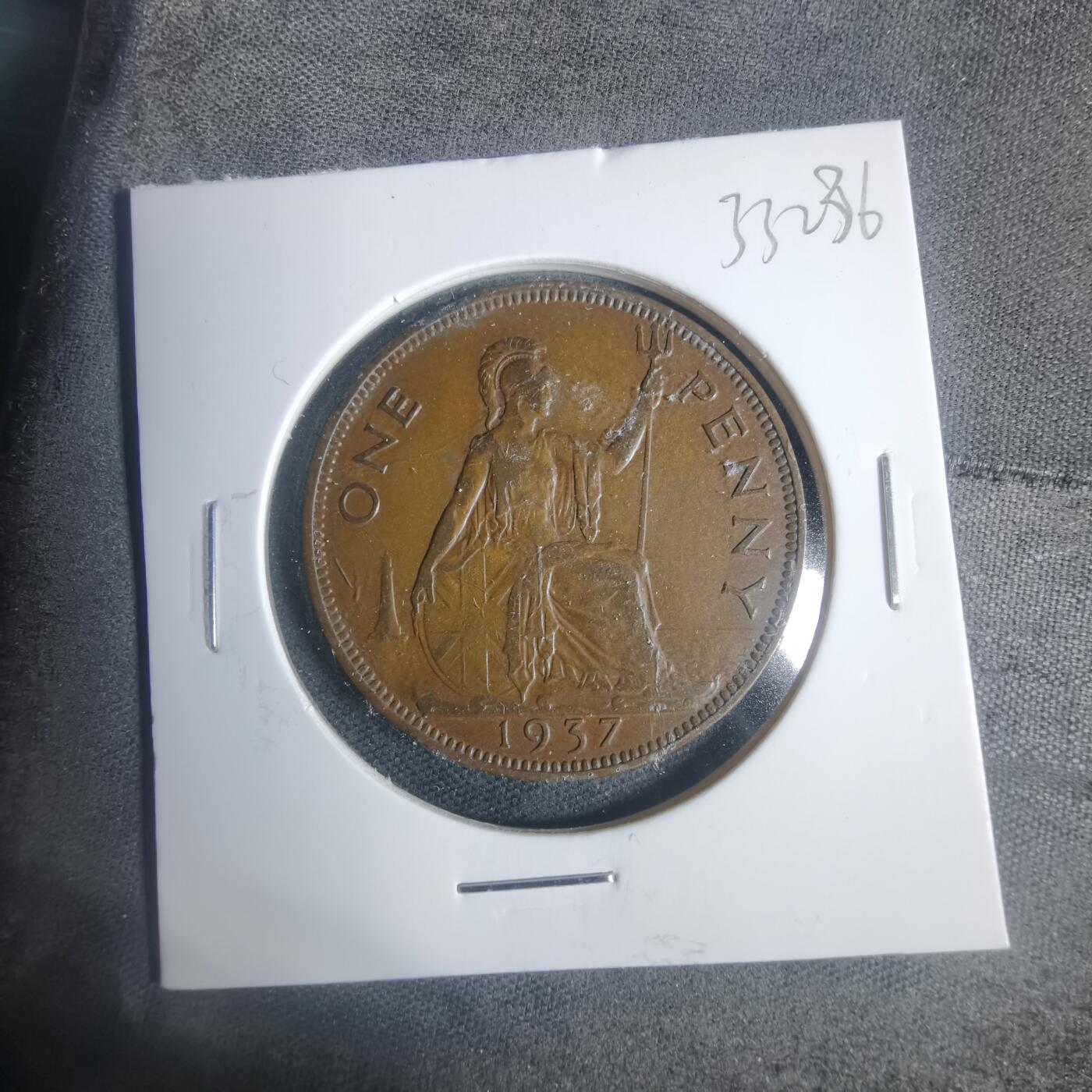 沼泽如烟--第933场 英国1837年1便士