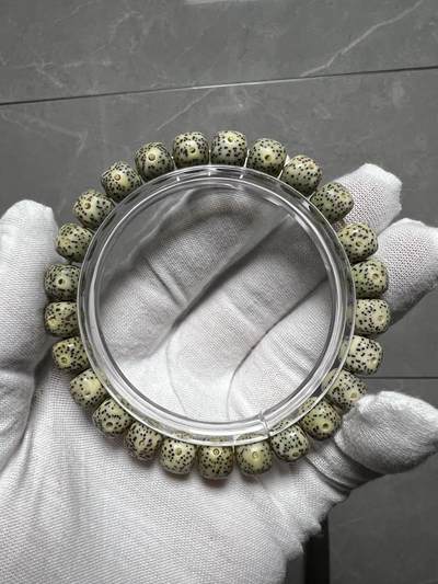 零元拍：W1-1海南纯原生态星月菩提手串，苹果珠8/9MM左右 - 零元拍：W1-1海南纯原生态星月菩提手串，苹果珠8/9MM左右