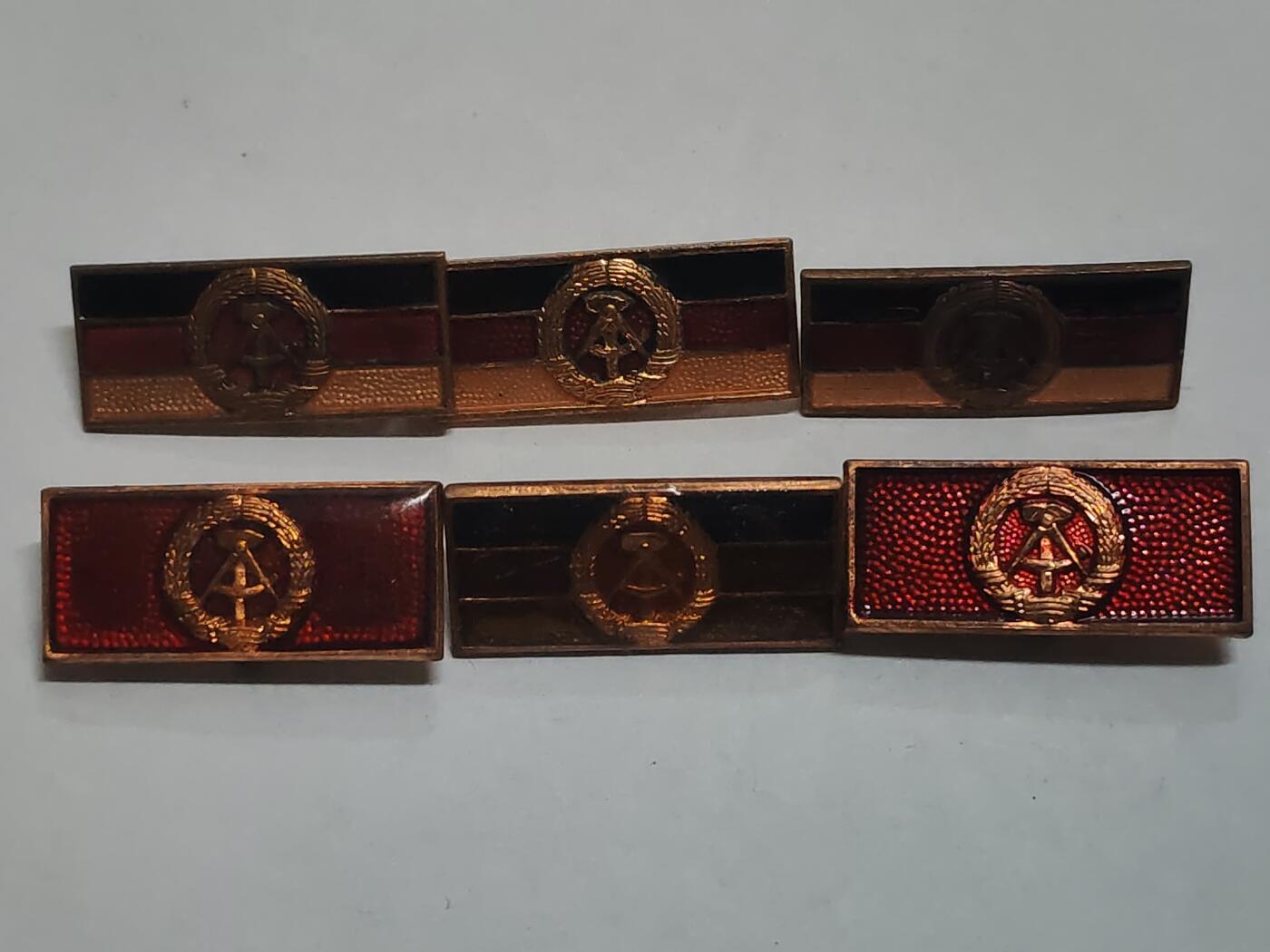 韵星假日拍卖第三十二期 -- Rimey Holidays Auction 32 民主德国集体劳动荣誉与个人劳动荣誉六枚