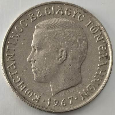 Krab外币市集Vol.26 - 希腊1967年2德拉克马