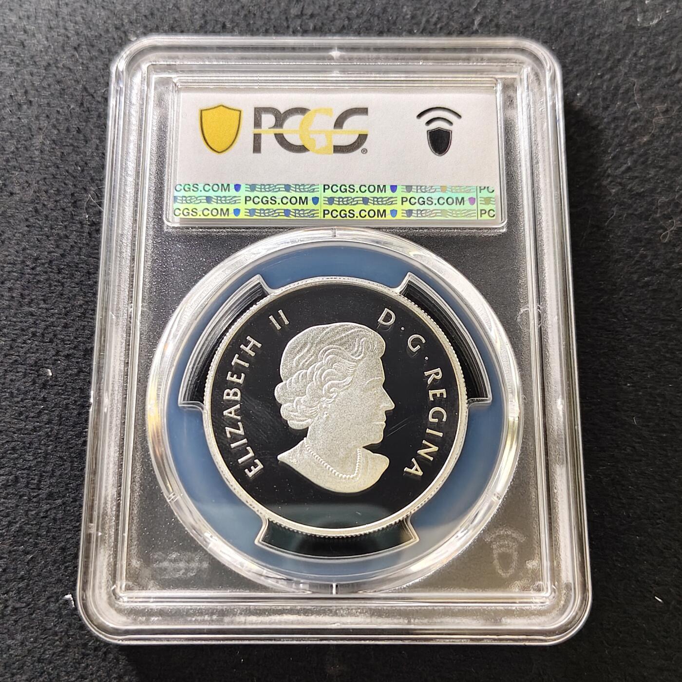 【全场包邮】纯粹捡漏拍487场（免费代拍第24场） 【收藏级·亚军分】加拿大2015年10元女足世界杯庆祝精制纪念银币-PCGS PR69 DCAM（更高分仅1枚）