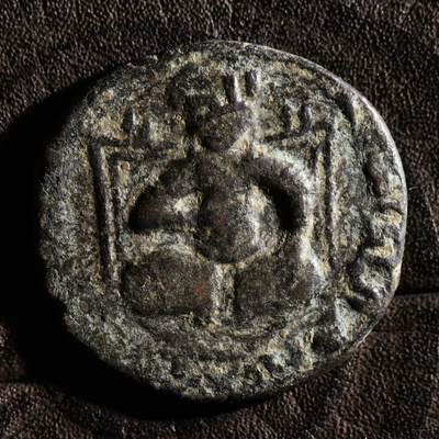 【良泉】【元旦直播场】1月1日晚19.30点开拍！208组西方古代钱币、日本朝鲜花钱 - 10.71克 【萨拉丁】图案铜币，公元1200–1239年【中世纪】阿尔图格王朝，阿尔图格·阿尔斯兰铜币