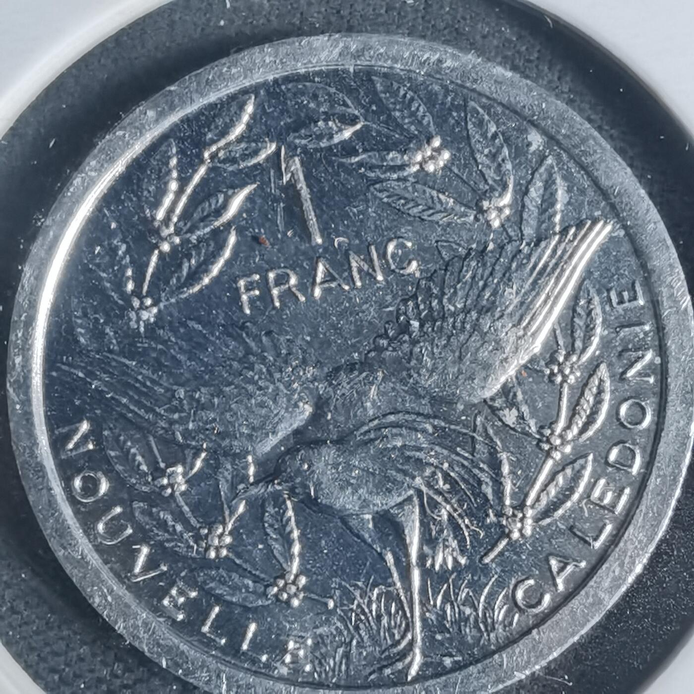 沼泽如烟--第933场 法属新喀里多尼亚1991年1法郎