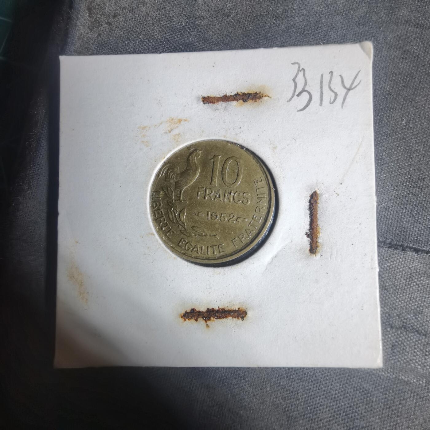 沼泽如烟--第933场 法国1952年10法郎