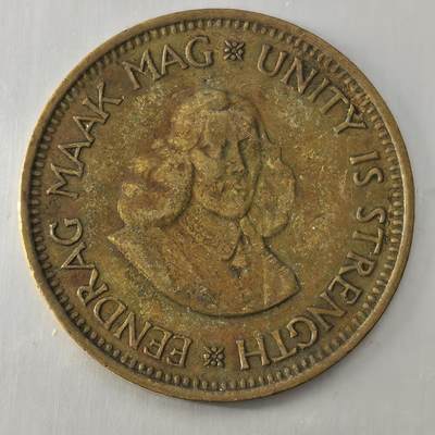 Krab外币市集Vol.26 - 南非1963年1/2分