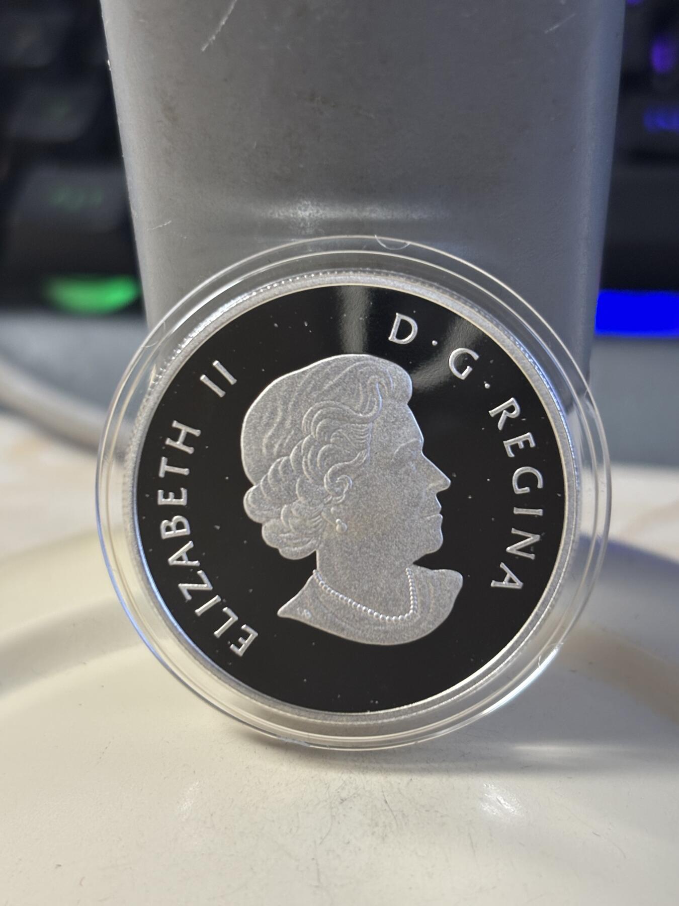 第186期拍卖 加拿大2013年蜡烛彩色纪念银币，9999银，15.87克，发行10000枚