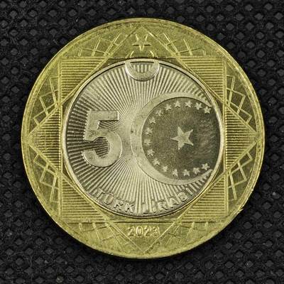 【淘币小摊】限时拍第八百三十二拍  散币场  满百包邮可预留两周  周一统一发货  -  土耳其2023年5里拉