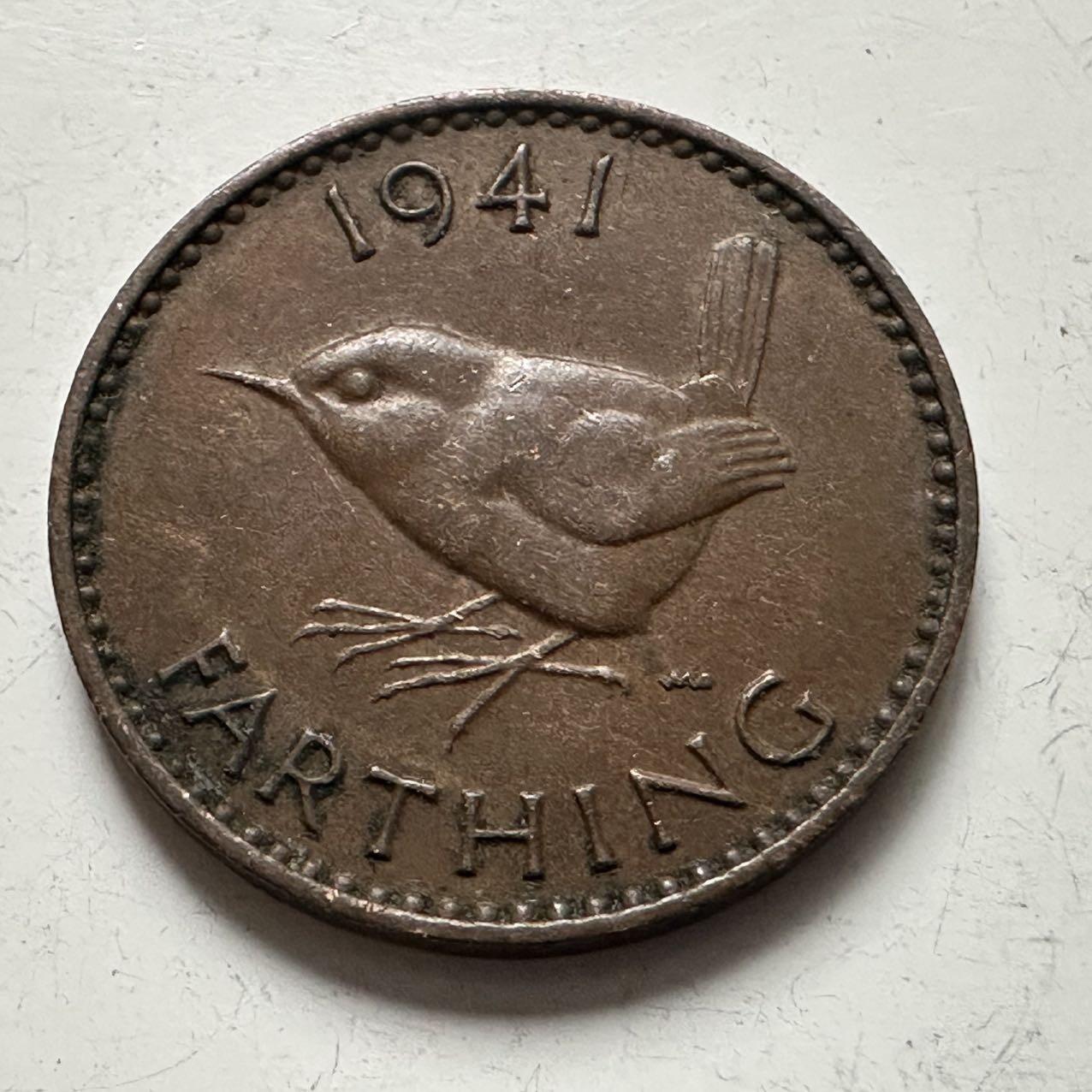 🌹外币初藏🌹🐯2025年第141场  每周二四六晚8️⃣点 接代拍 英国1941年一法新