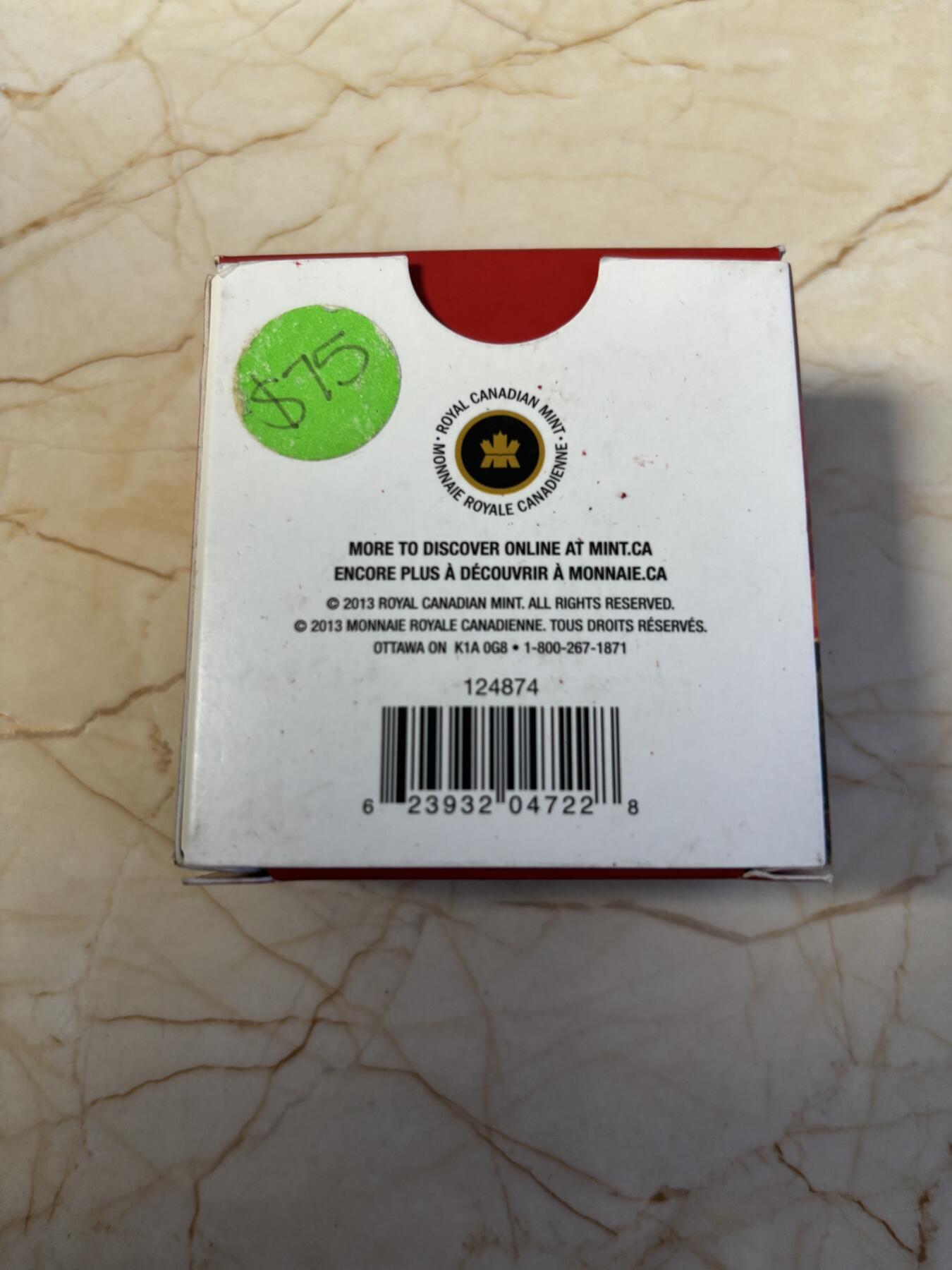 第186期拍卖 加拿大2013年蜡烛彩色纪念银币，9999银，15.87克，发行10000枚