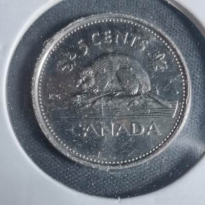 沼泽如烟--第933场 - 加拿大2002年五分纪念币