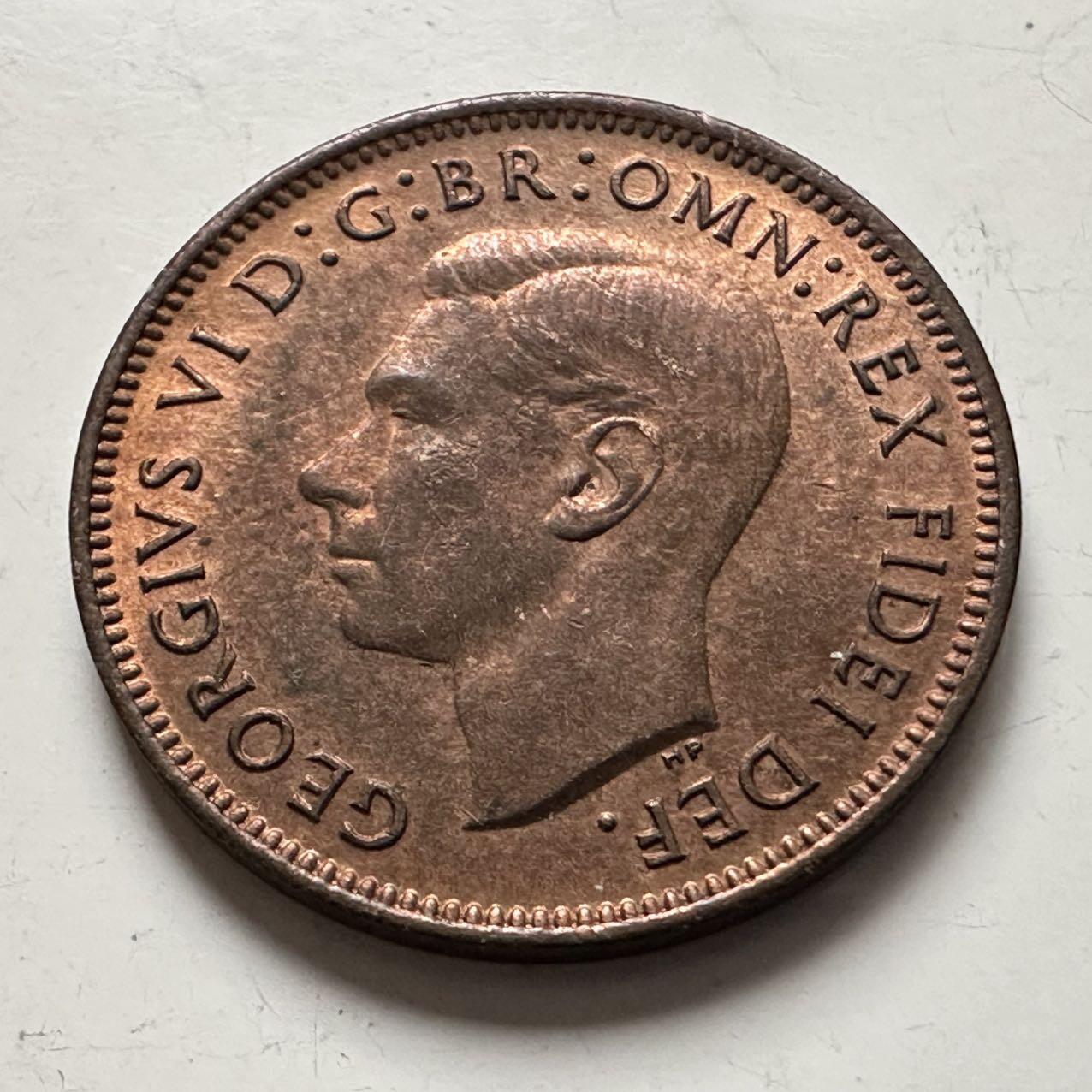 🌹外币初藏🌹🐯2025年第141场  每周二四六晚8️⃣点 接代拍 英国1952年一法新 a