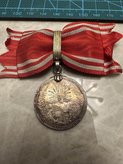 蒂克钱币-第52场 日本勋章徽章 专场 - 日本 赤十字社 女版社员银章 章净重10g