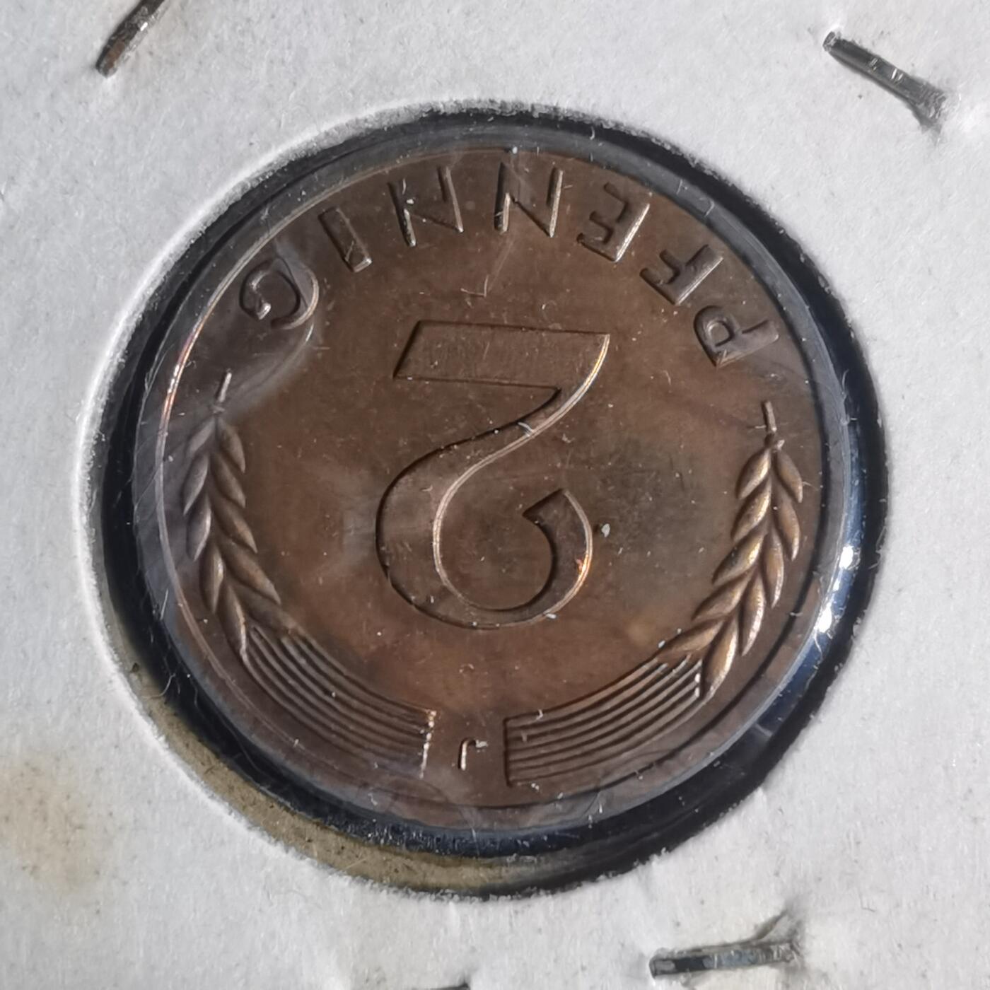 沼泽如烟--第933场 德国1960年2芬尼