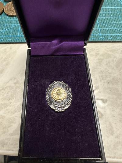 蒂克钱币-第52场 日本勋章徽章 专场 - 日本 国有铁道功绩 纯银章