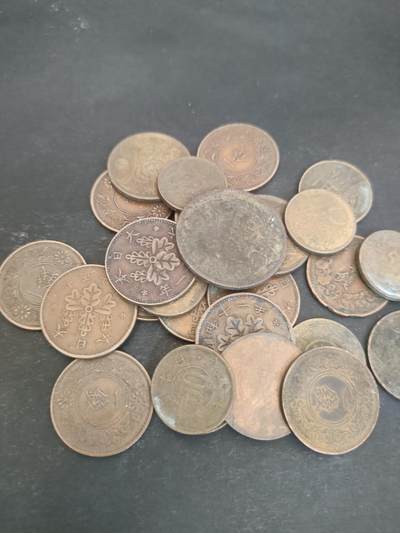 猩哥外币小铺➨【第209场】 - 日本铜币25个