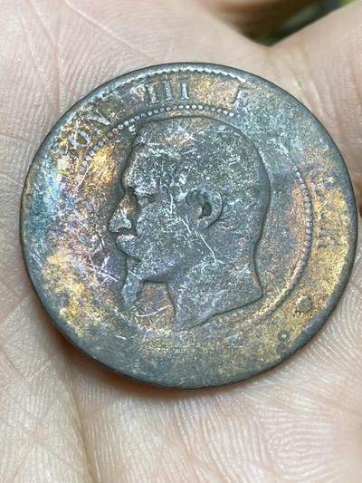 2025年第一百三十六场(总第一百六十二场）外国好品散币场(免佣金) - 法兰西第二帝国185X年10生丁(拿破仑三世第一版)