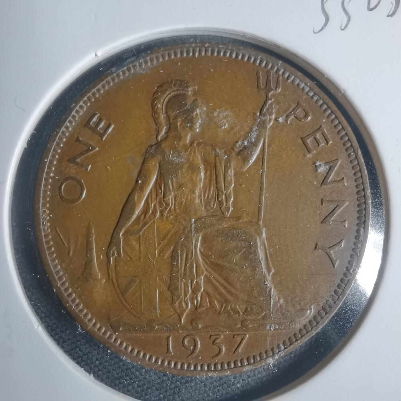 沼泽如烟--第933场 英国1837年1便士