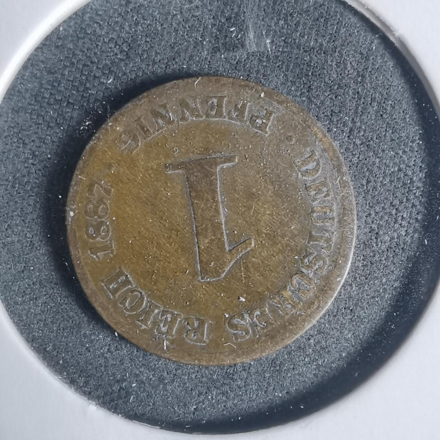 沼泽如烟--第933场 德国1887年1芬尼