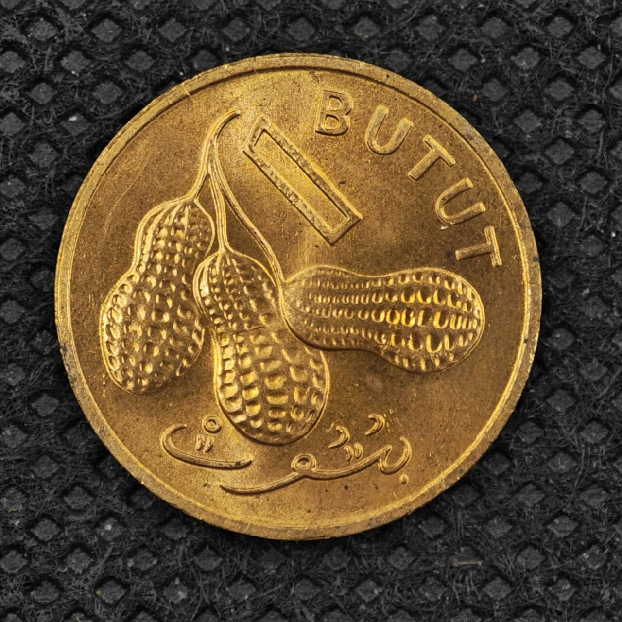 【淘币小摊】限时拍第八百三十二拍  散币场  满百包邮可预留两周  周一统一发货   冈比亚1971年1布图花生铜币