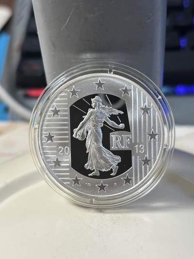 第186期拍卖 - 法国2013年货币历史系列巴黎造币厂40周年纪念银币，900银，27克，发行10000枚