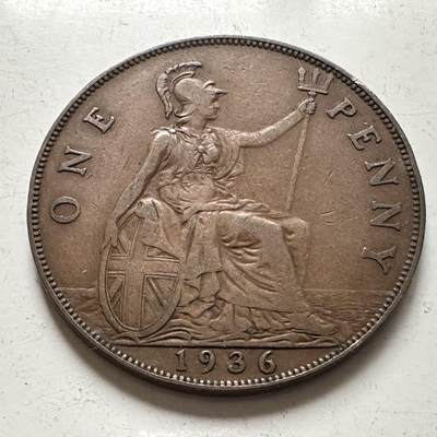 🌹外币初藏🌹🐯2025年第141场  每周二四六晚8️⃣点 接代拍 - 英国1936年一便士