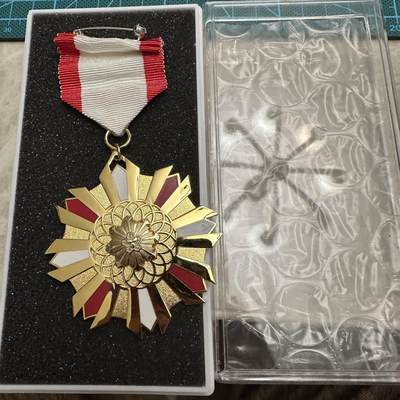 蒂克钱币-第52场 日本勋章徽章 专场 - 日本消防协会 65周年纪念徽章