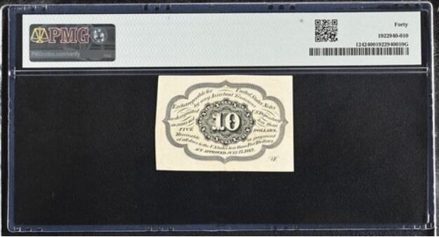 【礼羽收藏】🌏世界钱币拍卖第116期 美国10分小票，PMG40分