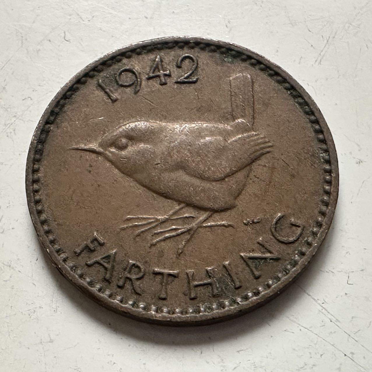 🌹外币初藏🌹🐯2025年第141场  每周二四六晚8️⃣点 接代拍 英国1942年一法新 a