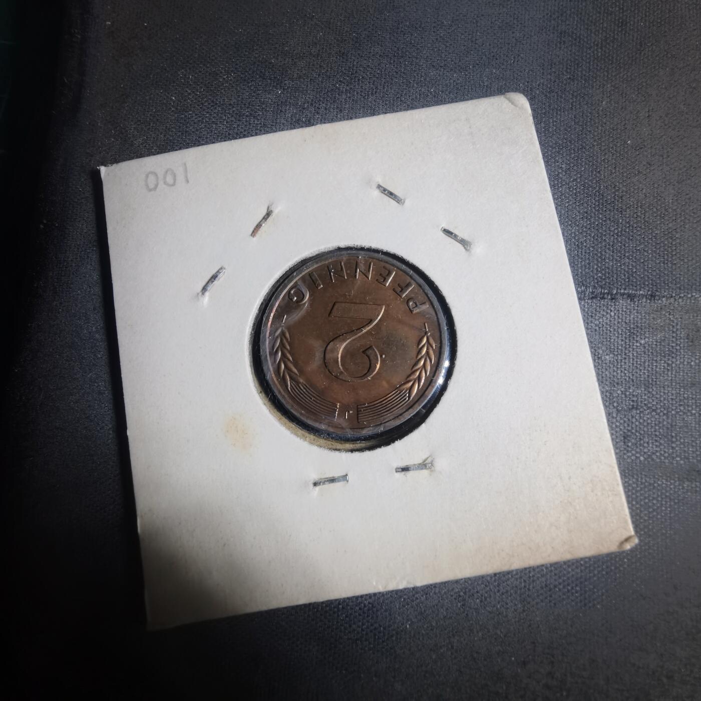 沼泽如烟--第933场 德国1960年2芬尼