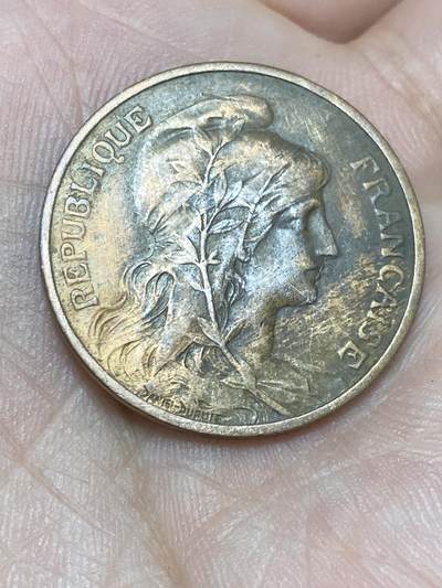 2025年第一百三十六场(总第一百六十二场）外国好品纸夹散币场(免佣金) - 法兰西第三共和国1913年5生丁(第二版)