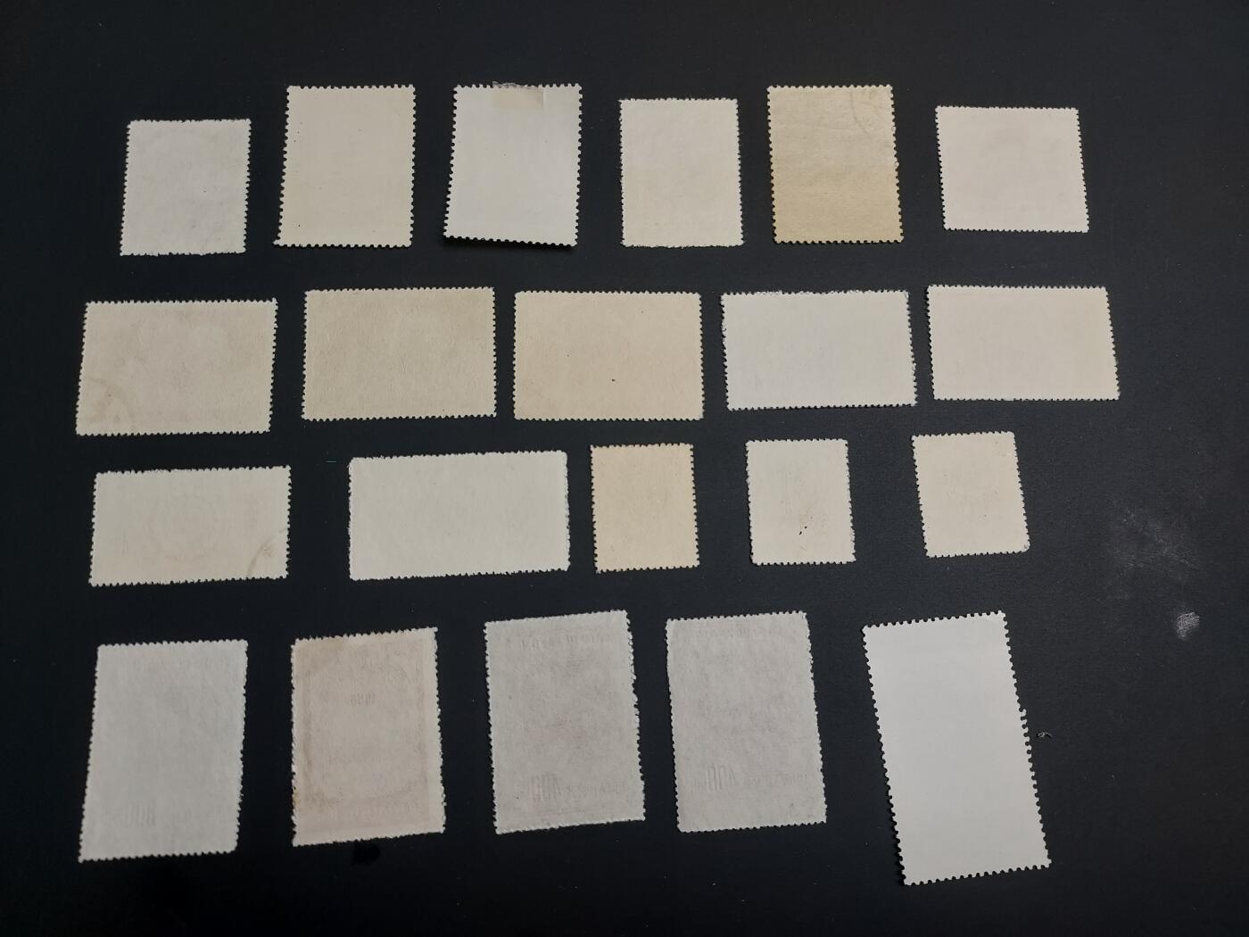 博彦收藏  TM 12月20日 8点 邮票专场 全场包邮 老纪特盖销散票21枚，个别瑕疵，大部分上品