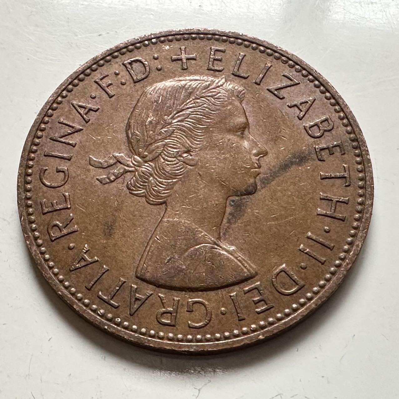 🌹外币初藏🌹🐯2025年第141场  每周二四六晚8️⃣点 接代拍 英国1963年一便士 b