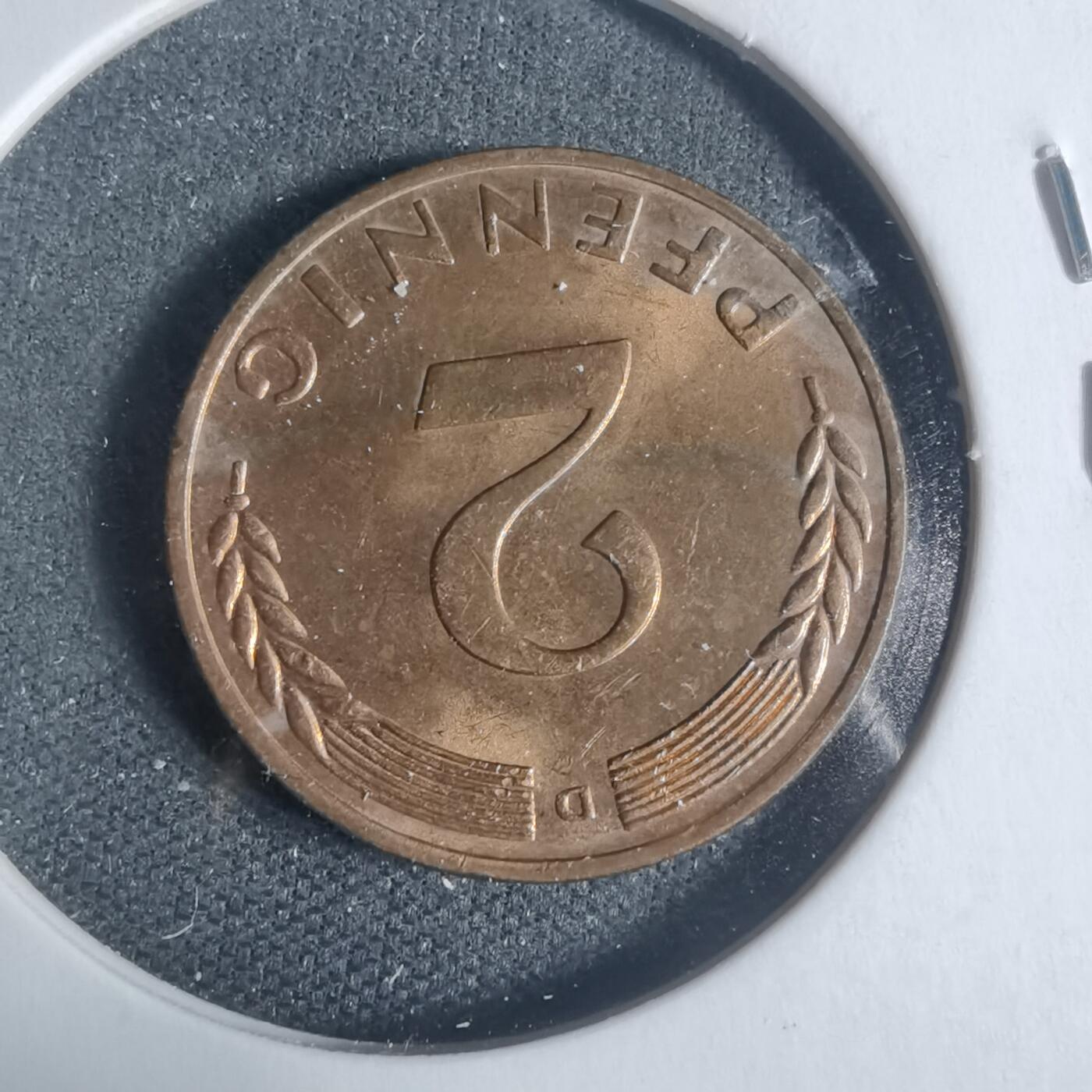 沼泽如烟--第933场 德国1968年2芬尼