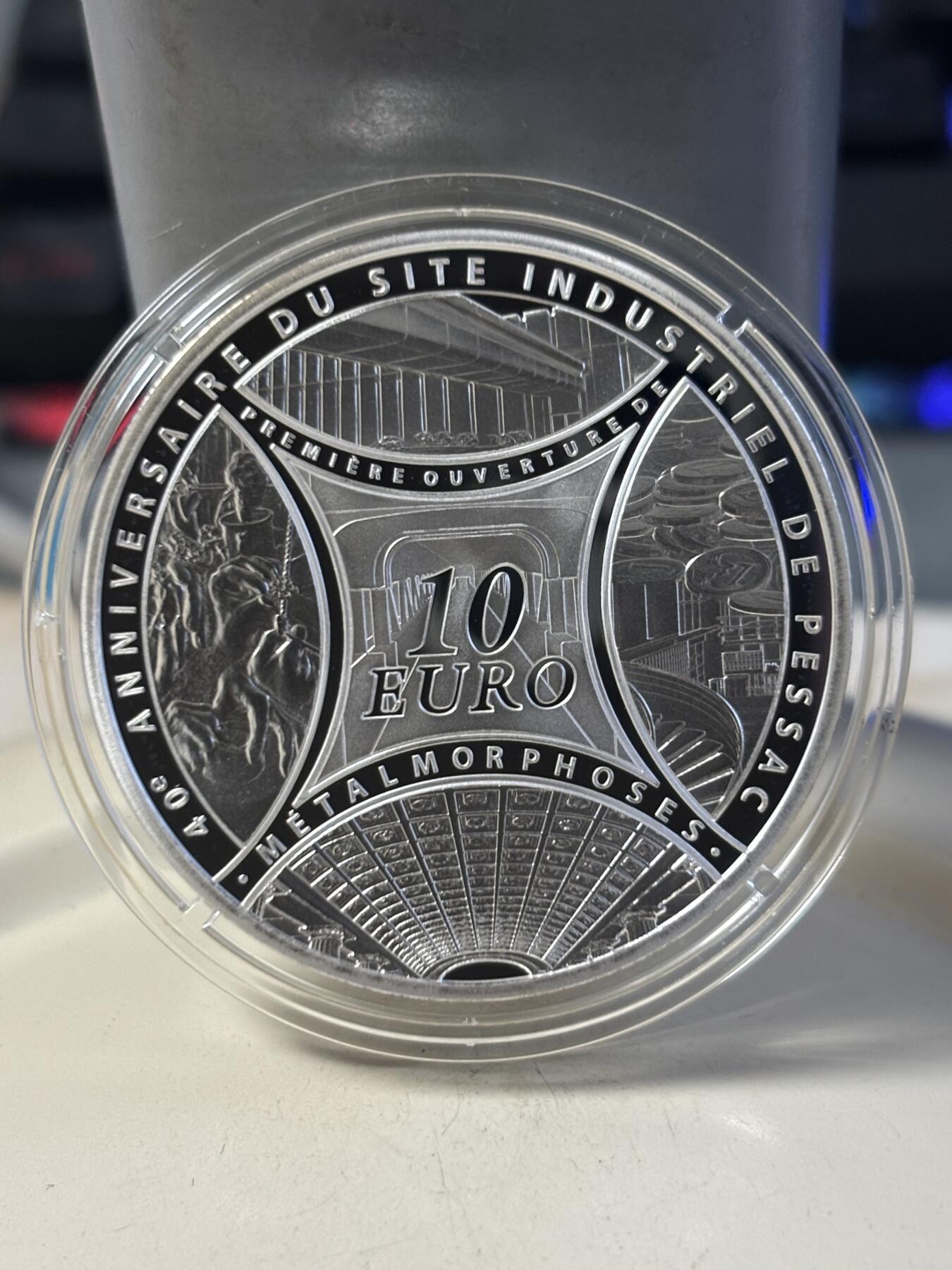 第186期拍卖 法国2013年货币历史系列巴黎造币厂40周年纪念银币，900银，27克，发行10000枚