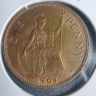 沼泽如烟--第933场 - 英国1964年1便士