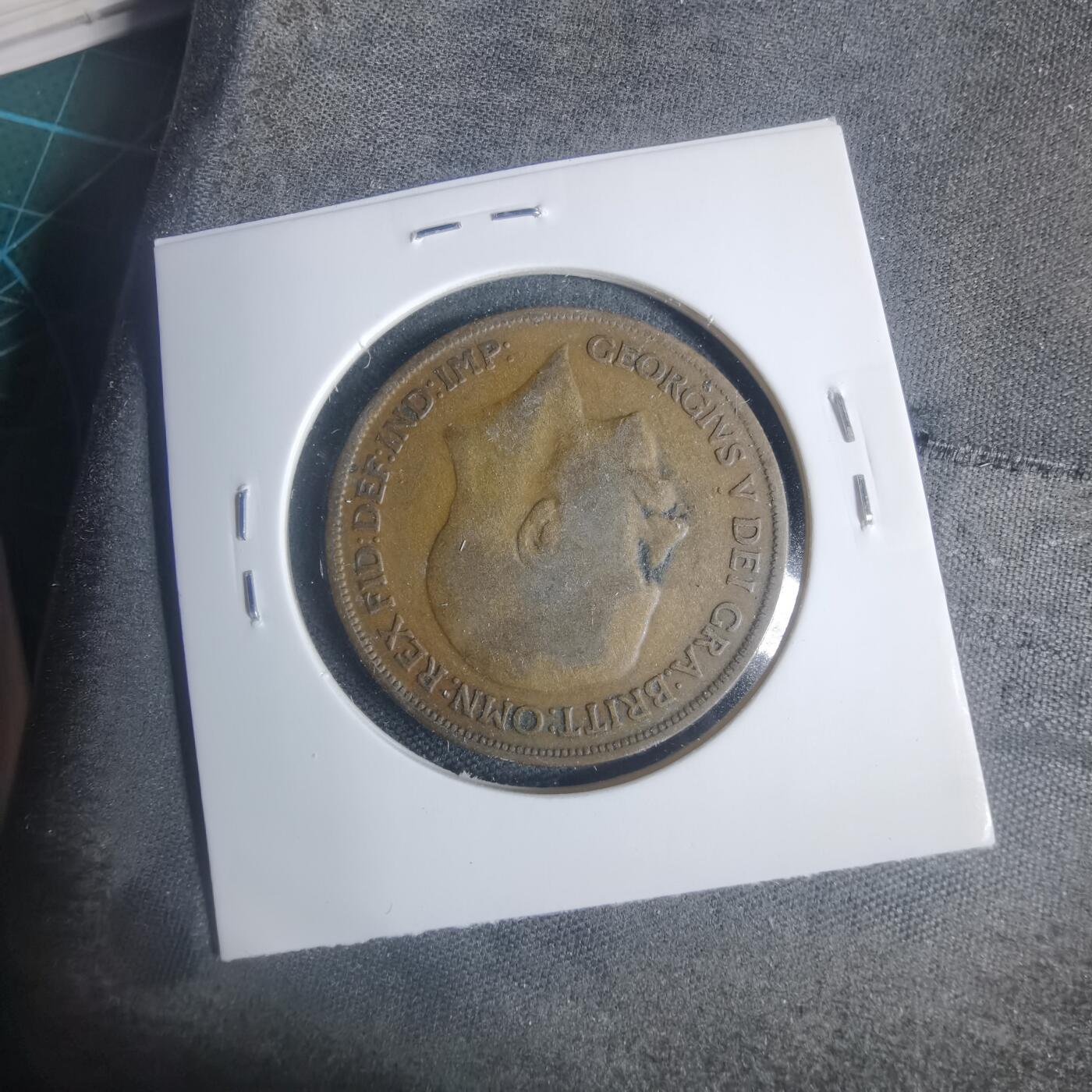 沼泽如烟--第933场 英国1916年1便士