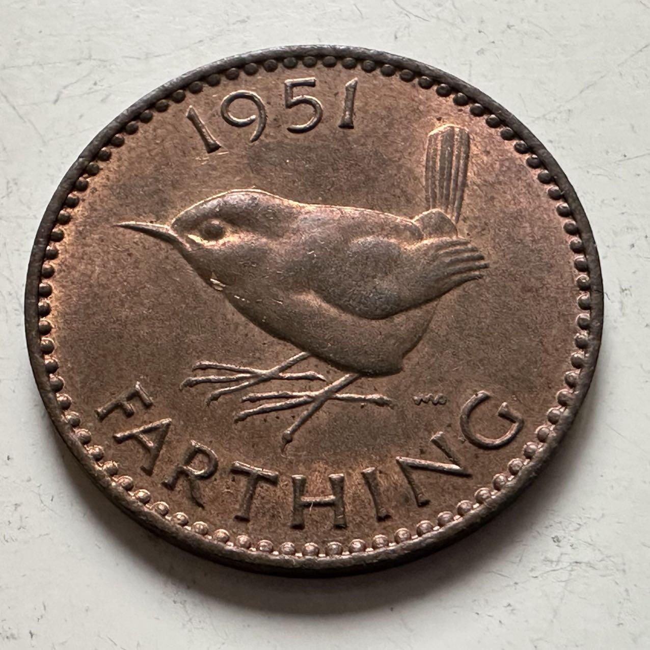 🌹外币初藏🌹🐯2025年第141场  每周二四六晚8️⃣点 接代拍 英国1951年一法新 a