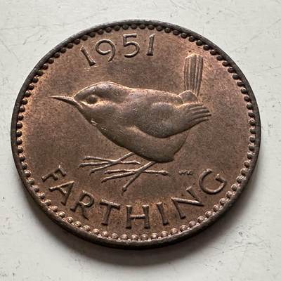 🌹外币初藏🌹🐯2025年第141场  每周二四六晚8️⃣点 接代拍 - 英国1951年一法新 a