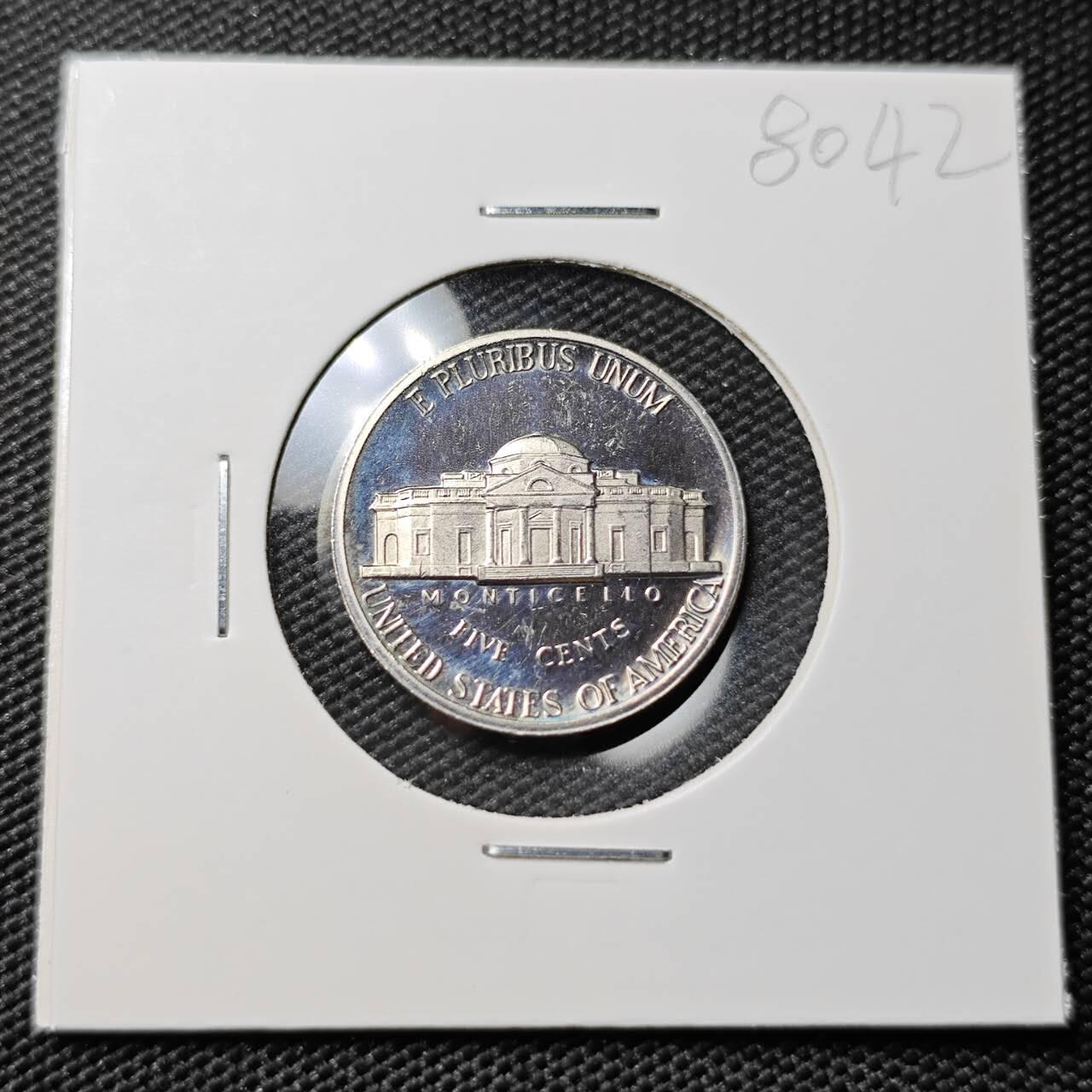 KK钱币收藏小铺 第380期  2月预留时间 周末发货  1987美国5分精制币