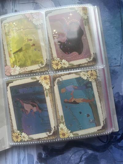 【随心含颖卡拍52期】卡游/集卡社/卡卡沃 抽卡机专场拍卖【无佣金】 - 【卡册】迪斯尼公主 集卡社卡卡沃混合搭配 80张卡+卡册 