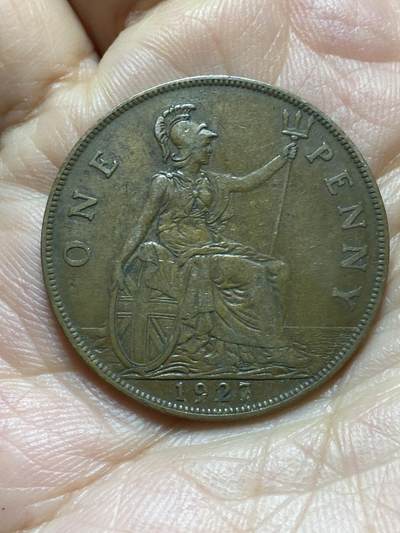 2025年第一百三十七场(总第一百六十三场）外国好品散币场(免佣金) - 英国🇬🇧1927年1便士(乔治五世第二版，关门年仅发行2年)