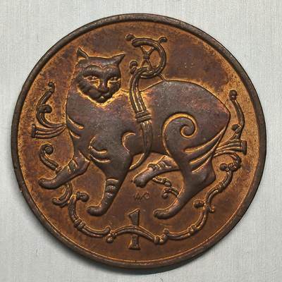 Krab外币市集Vol.26 - 马恩岛1980年1便士