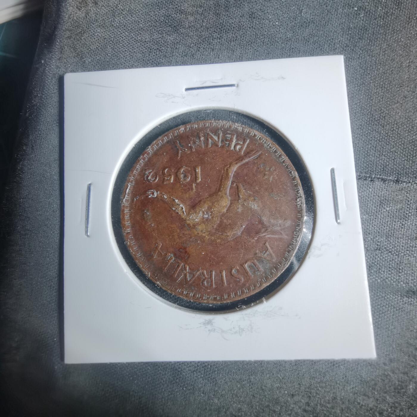 沼泽如烟--第933场 澳大利亚1952年1便士